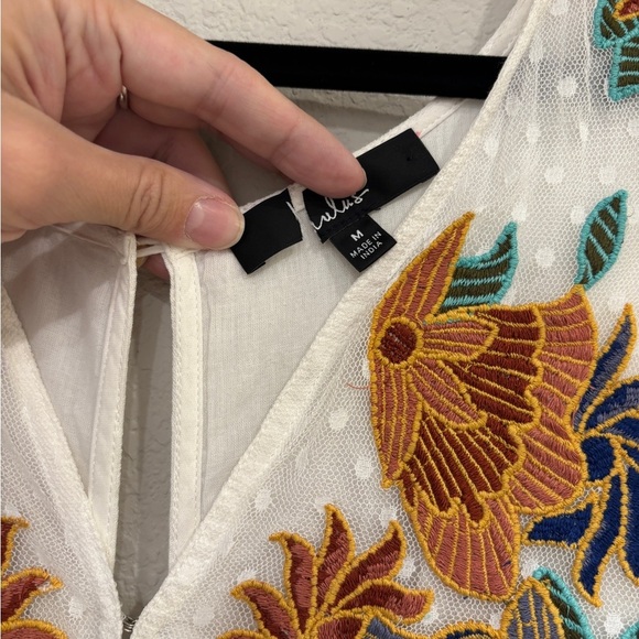 NWOT Lulus Tickets To Paradise White Embroidered Maxi Dress - Picture 7 of 10